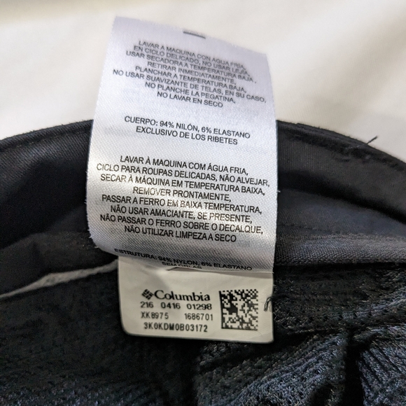 Columbia Women's Mumbai Mover™ III Pant black Omni-Shade UPF 30 size 14 - Picture 10 of 10